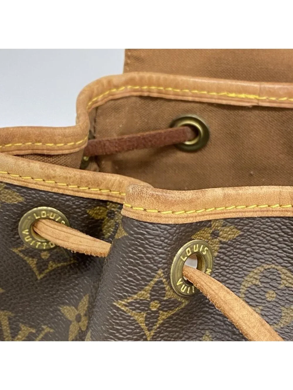 Louis Vuitton Backpack Monogram Mini Montsouris Brown